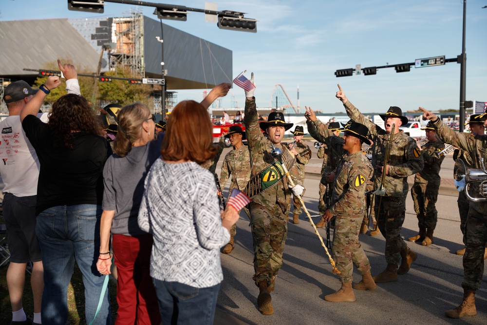 1st Cavalry Division Band at the Arlington Texas Veterans Day Parade