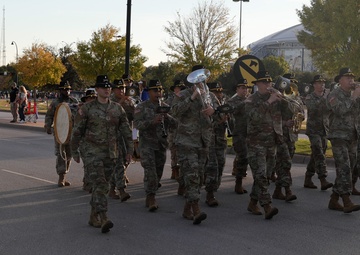 1st Cavalry Division Band at the Arlington Texas Veteran's Day Parade