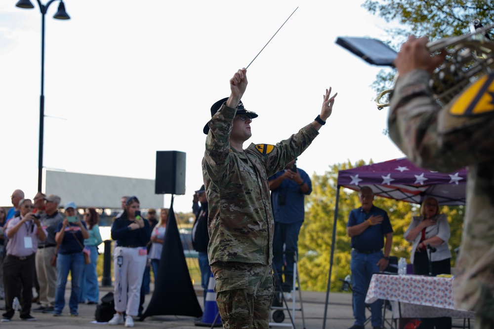 1st Cavalry Division Band at the Arlington Texas Veterans Day Parade