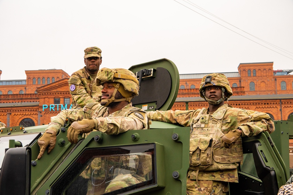 U.S. Army Soldiers Join Polish Citizens to Celebrate Polish Independence Day