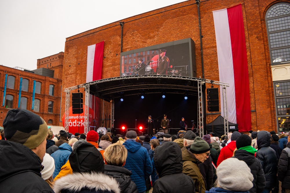 U.S. Army Soldiers Join Polish Citizens to Celebrate Polish Independence Day