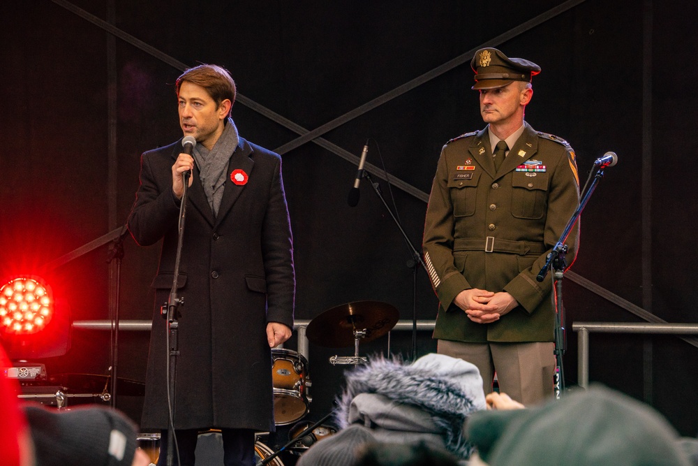 U.S. Army Soldiers Join Polish Citizens to Celebrate Polish Independence Day