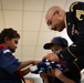 New Jersey National Guard Recruiters Teach Cub Scouts How to Fold The American Flag