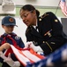 New Jersey National Guard Recruiters Teach Cub Scouts How to Fold The American Flag