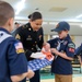 New Jersey National Guard Recruiters Teach Cub Scouts How to Fold The American Flag