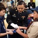 New Jersey National Guard Recruiters Teach Cub Scouts How to Fold The American Flag