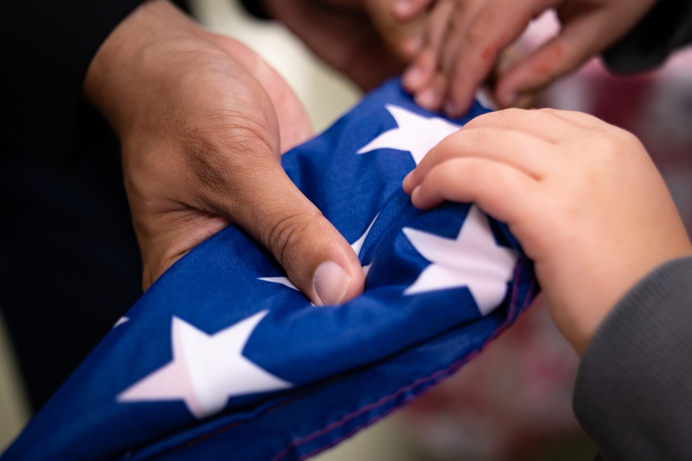 New Jersey National Guard Recruiters Teach Cub Scouts How to Fold The American Flag