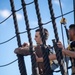 USS Constitution Conducts Climbing Operations