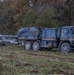 Italian Army artillery battery executes gun emplacement drills during Dynamic Front 25