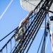 USS Constitution Conducts Climbing Operations