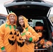 Command Sgt. Maj. O'Donnell Poses With His Wife During a &quot;Trunk-or-Treat&quot;