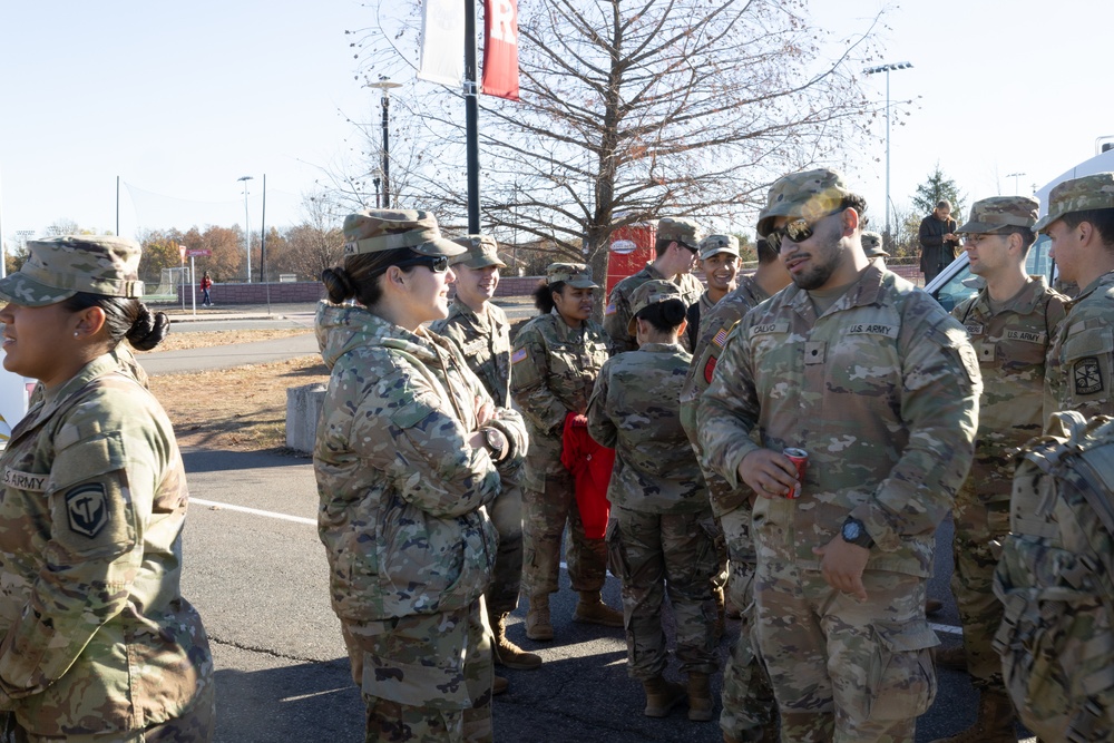 U.S. Army Recruiters Support Veterans Day Football Game at Rutgers University