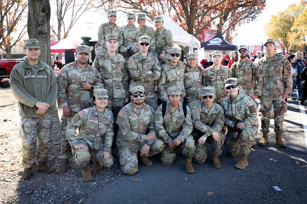 U.S. Army Recruiters Support Veterans Day Football Game at Rutgers University