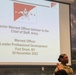 Chief Warrant Officer 5 Yolondria Dixon-Carter Addresses Her Cohort at Fort Drum