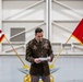 Lt. Col. Derek Brown Reads Prepared Remarks During His Promotion Ceremony