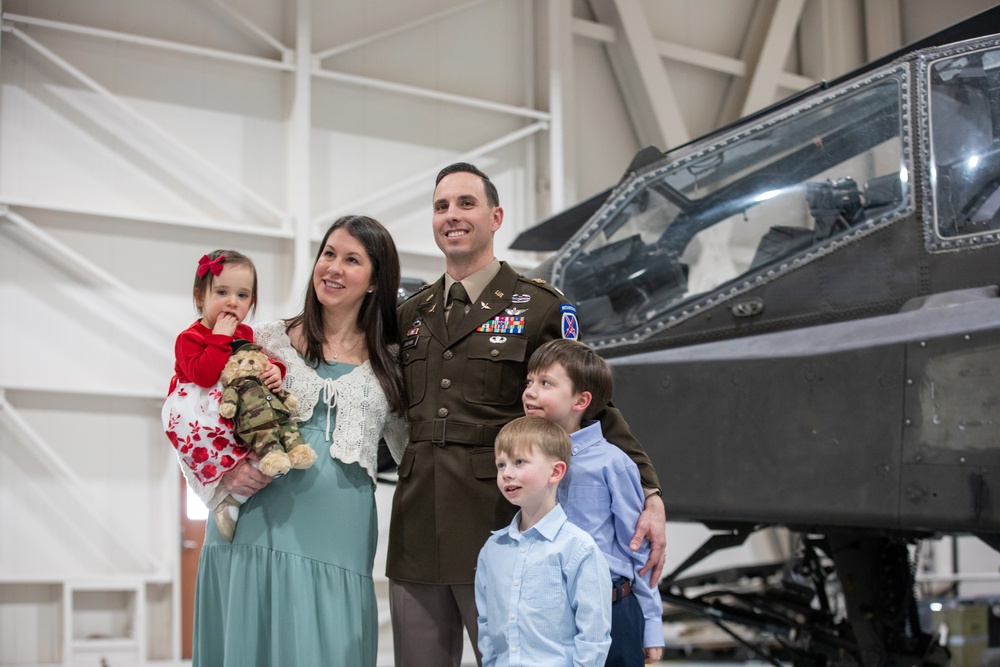 Lt. Col. Derek Brown Poses With His Family