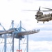 A CH-47 Chinook Arrives at the Port of Philadelphia