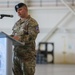 Lt. Col. Sattler Gives Incoming Remarks During a Change of Command Ceremony