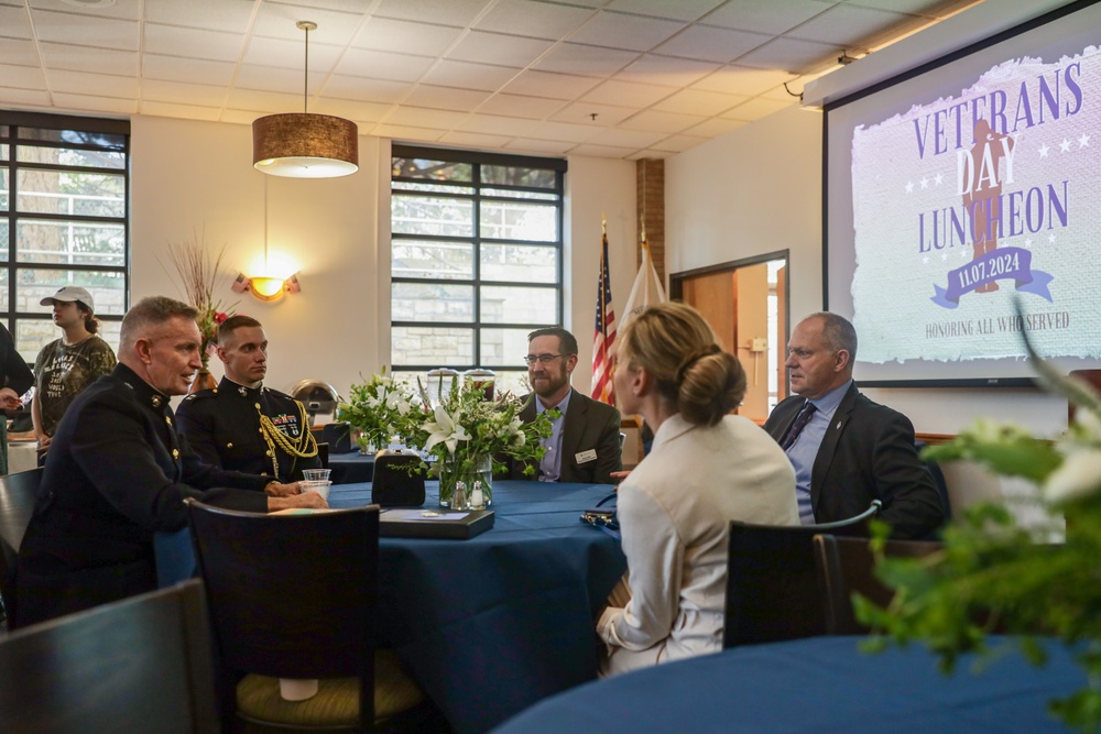 Maj. Gen. Bowers visits Marymount University for a Veterans Day luncheon