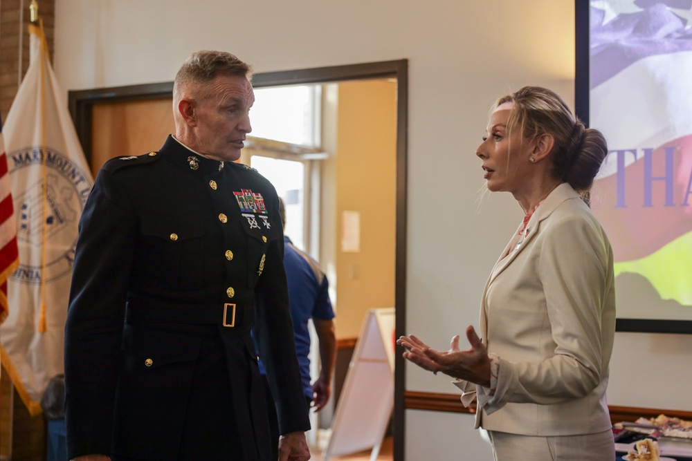 Maj. Gen. Bowers visits Marymount University for a Veterans Day luncheon