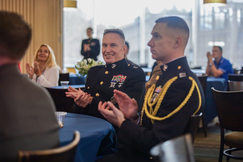 Maj. Gen. Bowers visits Marymount University for a Veterans Day luncheon