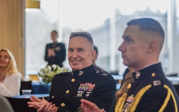 Maj. Gen. Bowers visits Marymount University for a Veterans Day luncheon