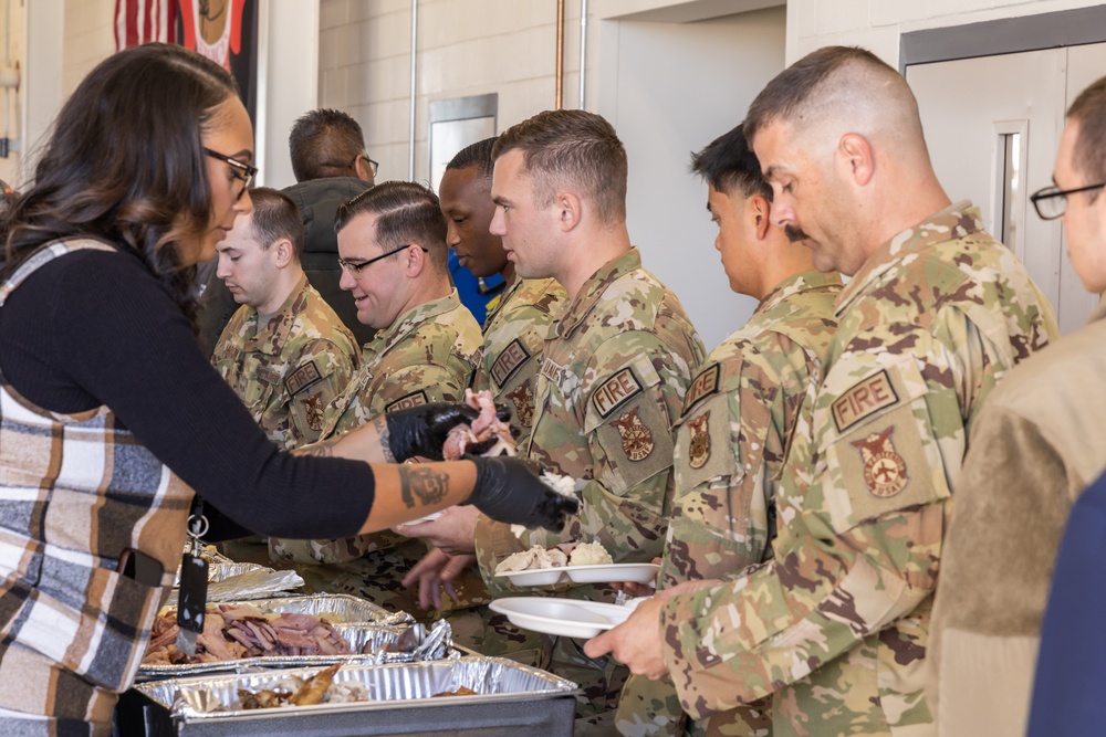 Flightline Fire Station 1 Hosts the 3rd Quarter Awards and Thanksgiving Event for the 412th Civil Engineer Group