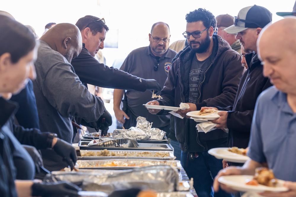 Flightline Fire Station 1 Hosts the 3rd Quarter Awards and Thanksgiving Event for the 412th Civil Engineer Group