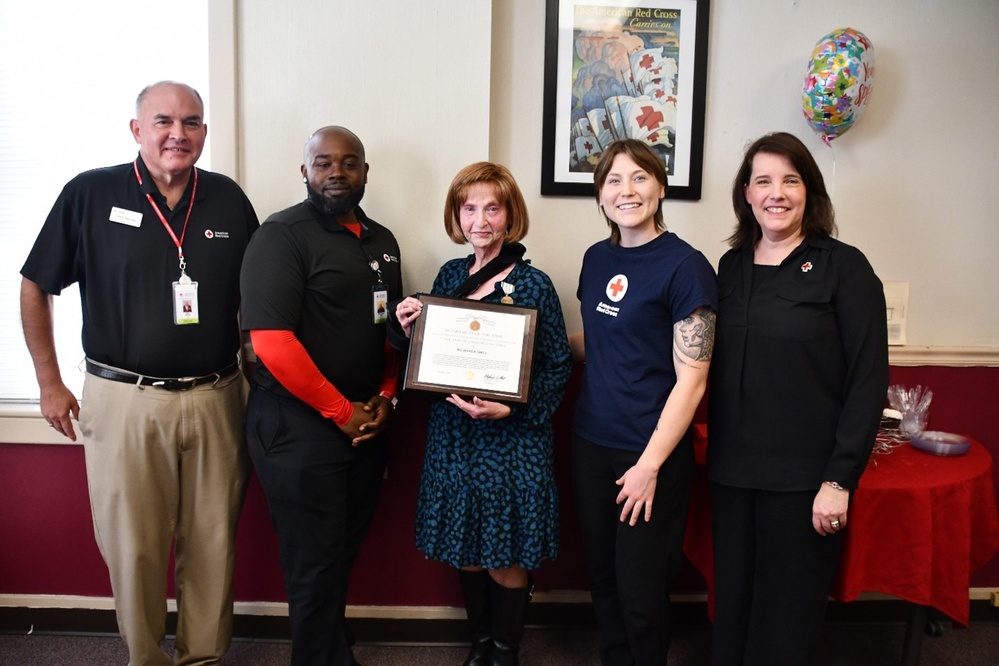 Commendation Medal Awarded to Womack’s Red Cross Lead