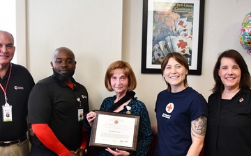 Commendation Medal Awarded to Womack’s Red Cross Lead