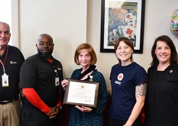 Commendation Medal Awarded to Womack’s Red Cross Lead