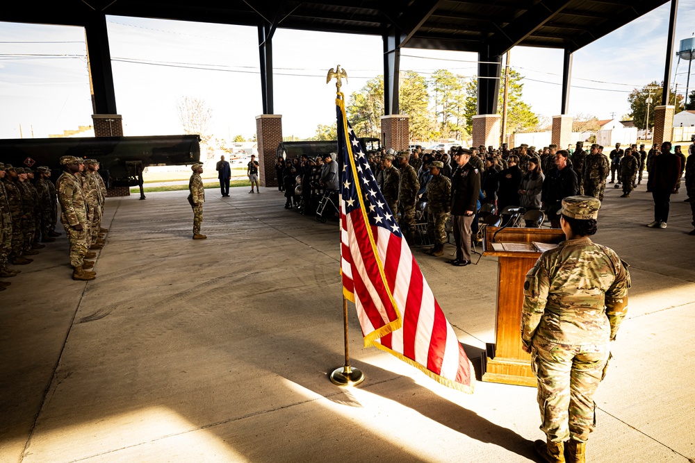 Sentinels send off mortuary affairs Soldiers with deployment ceremony