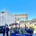 Airmen carry colors during Leavenworth Veterans Day Parade