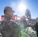 63rd Army Band Performs with Rutgers Marching band during Military Appreciation Football Game