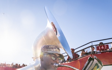 63rd Army Band Performs with Rutgers Marching band during Military Appreciation Football Game