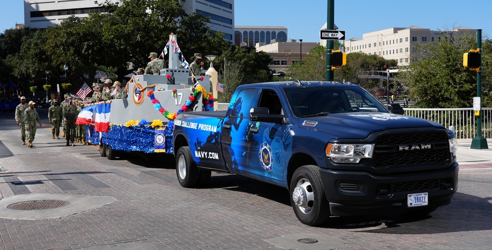 San Antonio Sailors Participate in Annual Veteran's Day Parade