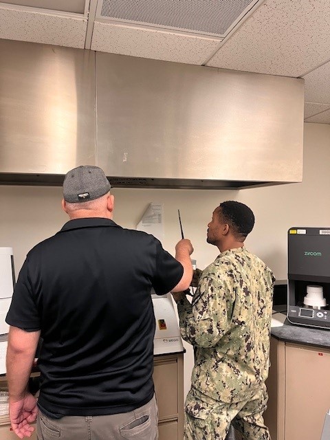 Naval Hospital Twentynine Palms enhances safety with on-the-job training for ventilation testing