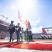 Rutgers Military Appreciation Game Flag Detail