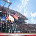 Rutgers Military Appreciation Game Flag Detail