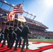 Rutgers Military Appreciation Game Flag Detail