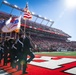 Rutgers Military Appreciation Game Flag Detail