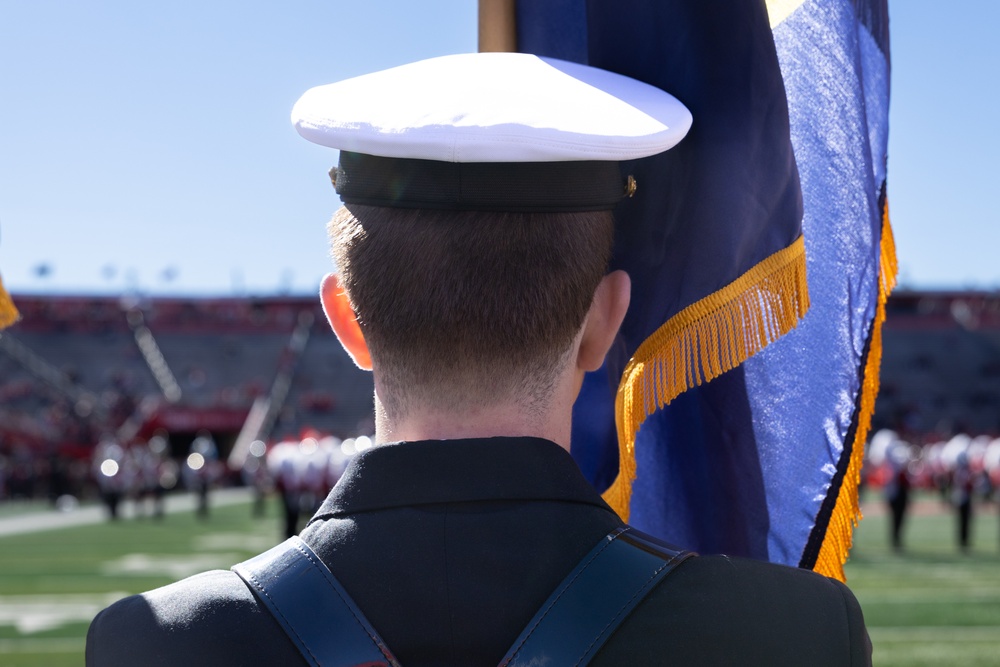 Rutgers Military Appreciation Game Flag Detail