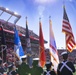 Rutgers Military Appreciation Game Flag Detail