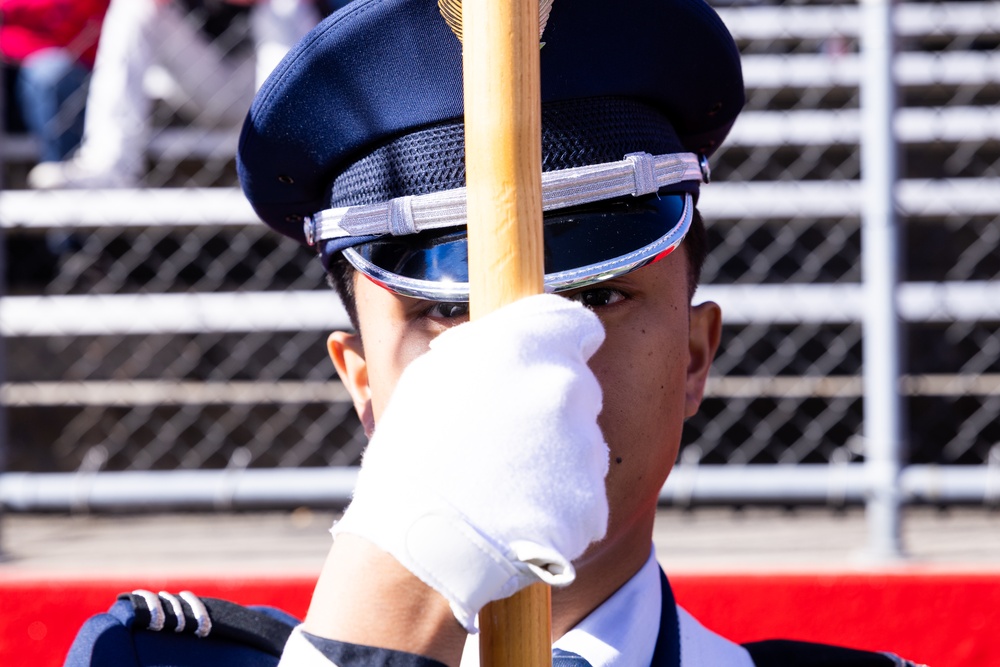 Rutgers Military Appreciation Game Flag Detail