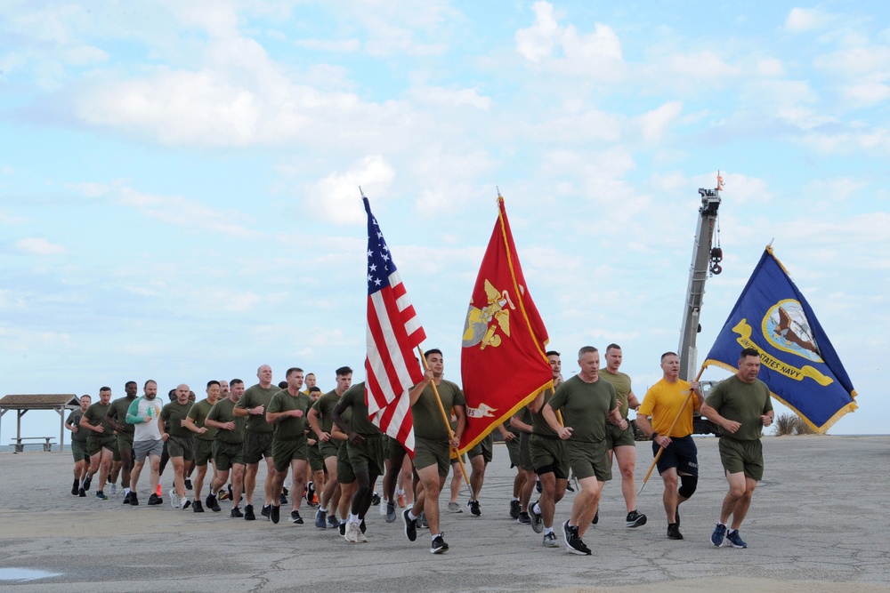 Navy and Marine Corps 249th Birthday Formation Run