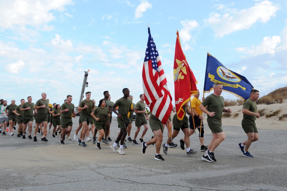 Navy and Marine Corps 249th Birthday Formation Run