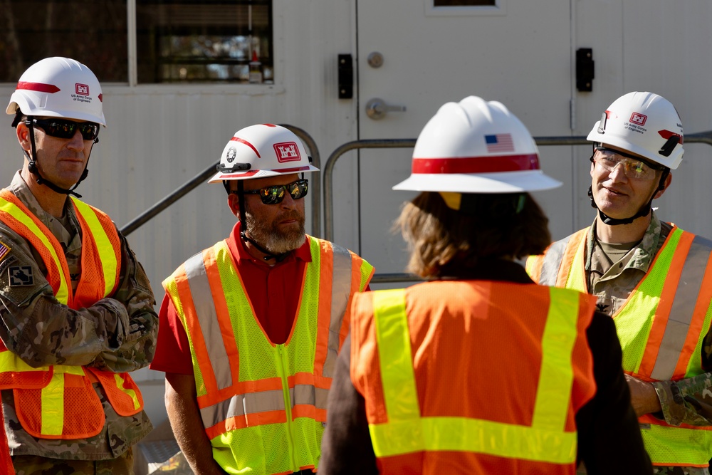 DEQ Secretary Visits Temporary Water Treatment Site at UNC Asheville