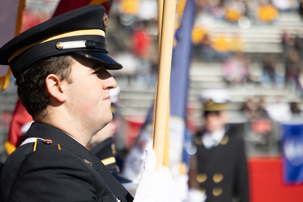 Rutgers Military Appreciation Game Flag Detail