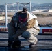 Nimitz Sailor Performs Maintenance on Flight Deck