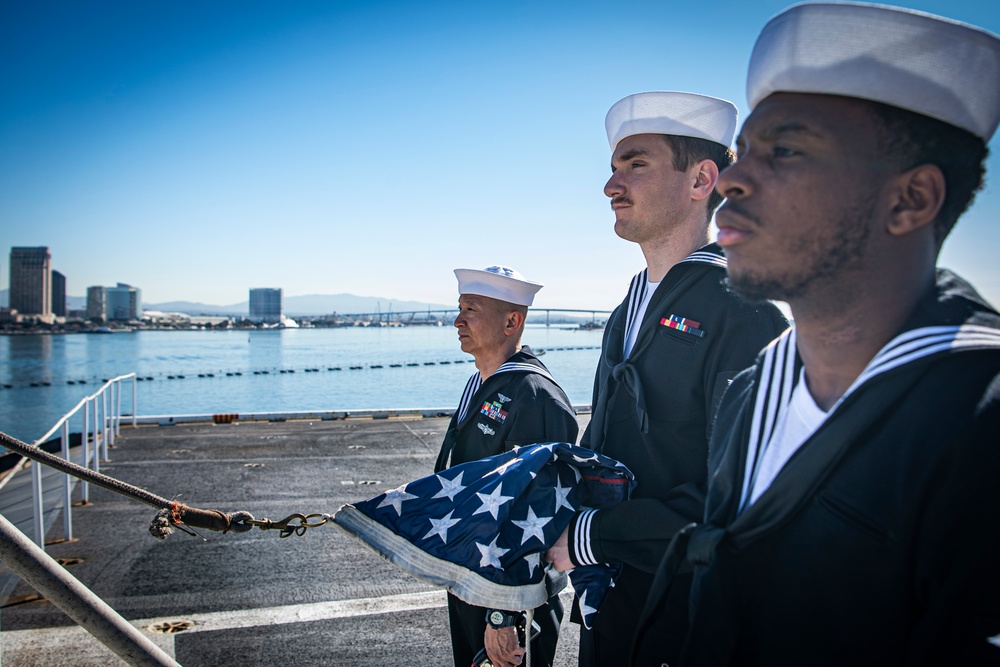 Nimitz Sailors Shift Colors